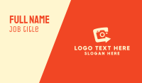 Camera Flash Business Card example 2