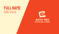 Camera Flash Business Card example 2