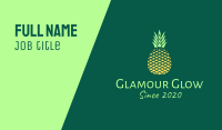 Simple Geometric Pineapple Business Card