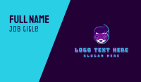 Gaming Boy Console Business Card Design