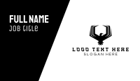 Hexagon Falcon Gaming Business Card Design