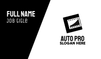 Modern Film Reel Business Card Design