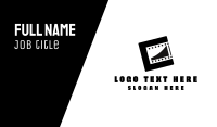 Modern Film Reel Business Card