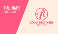 Women’s Gym Trainer Business Card