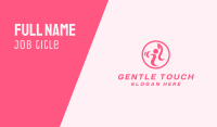 Women’s Gym Trainer Business Card Image Preview