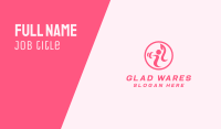 Women’s Gym Trainer Business Card Image Preview