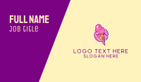 Ice Cream Cone Business Card Design