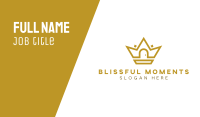 Gold House Crown Business Card Image Preview