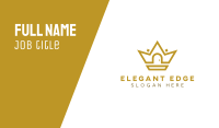 Gold House Crown Business Card Image Preview