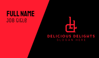 Horror L & D Monogram Business Card