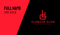 Horror L & D Monogram Business Card