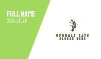 Organic Restaurant Business Card Image Preview