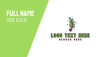 Organic Restaurant Business Card