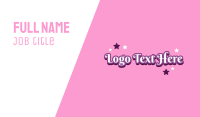 Magical Princess Text Business Card