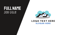 Cloudy House Business Card Design