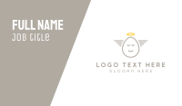 Angelic Egg Outline  Business Card