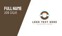 Rainbow Donut Business Card