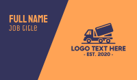 Cargo Delivery Business Card example 1