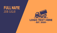 Credit Card Truck Business Card Design