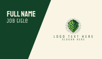 Hop Plant Beer Hops Business Card Design