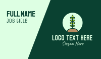 Nature Conservation Planting Business Card Design