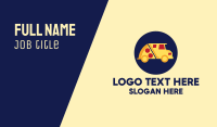Pizza Delivery Food Truck Business Card