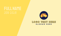 Pizza Delivery Food Truck Business Card