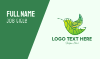 Leafy Business Card example 1