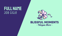 Lily Flower Business Card Image Preview