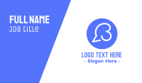 Chatting Business Card example 4