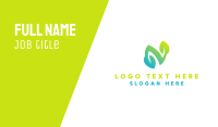 Green Branch Business Card example 3