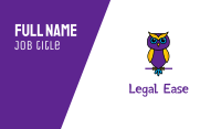 Little Owl Business Card