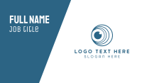 Circle Loop Lens Business Card