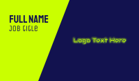 Glow Business Card example 4