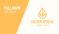 Golden Egyptian Eye Business Card Image Preview