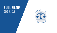 Attorney Business Card example 1