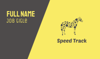 Yellow Star Horse Business Card