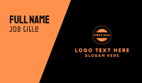 Orange Circle Business Card