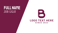 Maroon B Movies Business Card