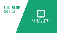 Green Organic Company Business Card Image Preview