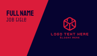 Red Cube Business Card