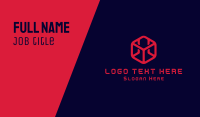 Cubic Business Card example 1