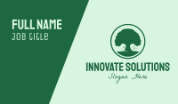 Organic Tree Business Card Design