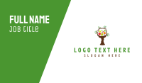 Tree Fruit Basket Business Card Design