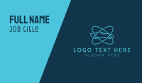 Atomic Blue Car Business Card