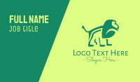 Lion Face Business Card example 2