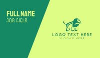 Green Jungle Lion Business Card