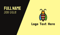 Tropical Bee Insect Bug Business Card