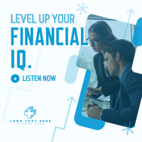 Business Financial Podcast Linkedin Post