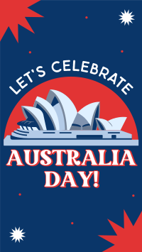 Let's Celebrate Australia Day Facebook Story